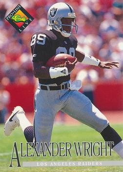 Alexander Wright Los Angeles Raiders 1994 Pro Line Live NFL #265